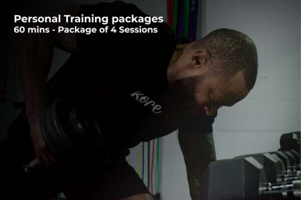 Personal training packages - 60 mins - Package of 4 Sessions